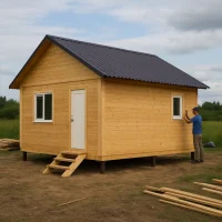 как построить дом если нет средств