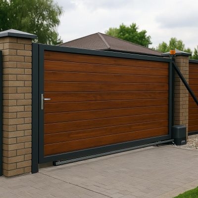 Откатные ворота для частного дома: какие бывают и чем отличаются