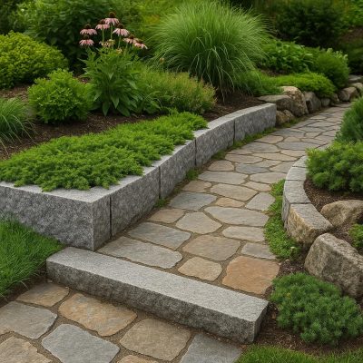 Натуральный камень в ландшафтном оформлении: эстетика и практичность для современных участков