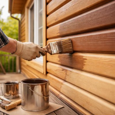 Чем красить дом из имитации бруса: выбор материалов и советы по применению