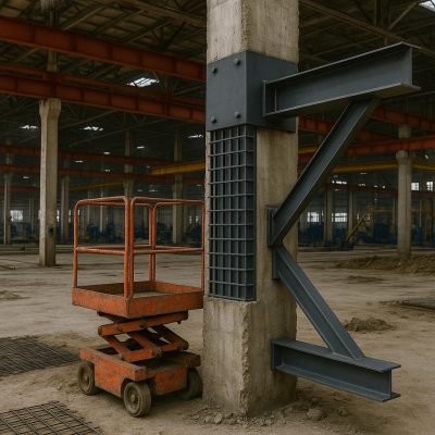 Усиление конструкций промышленных зданий при модернизации производств