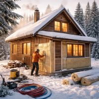 как сделать дачу зимней