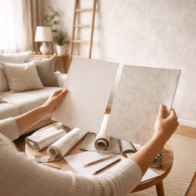 Как выбрать обои в маленькую комнату: свет, масштаб рисунка и стыки