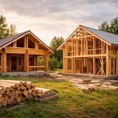 Каркасный дом или дом из бруса: принципы, различия и практические последствия выбора