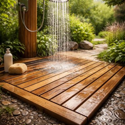 Пол для летнего душа: материалы, принципы устройства и практические нюансы