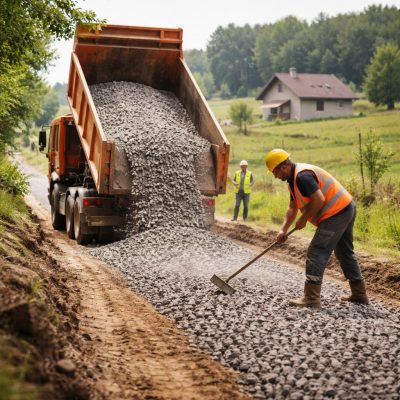 Постройка дороги к участку: что важно понимать до начала работ