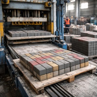 Производство вибропрессованной тротуарной плитки: особенности и практическое применение