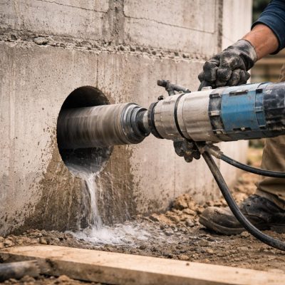 Как сделать отверстие в фундаменте: практические рекомендации