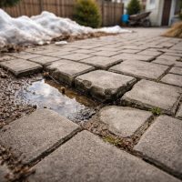 Когда «домашняя» тротуарная плитка начинает разрушаться: что именно идёт не так во дворе частного дома тротуарные плитки домашние