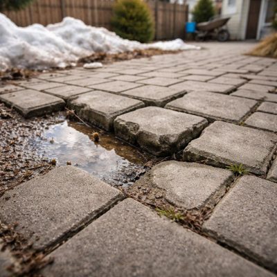 Когда «домашняя» тротуарная плитка начинает разрушаться: что именно идёт не так во дворе частного дома