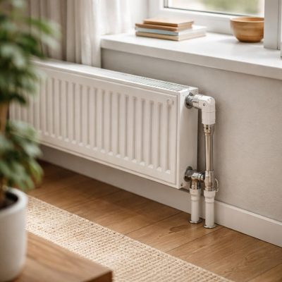 Угловое подключение радиатора из стены: что стоит за этим решением