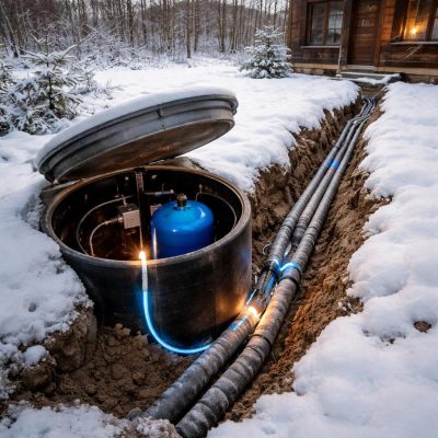Устройство зимнего водопровода на даче: какие конструктивные решения реально позволяют пользоваться водой без аварий