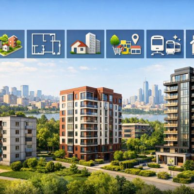 Как меняется цена квартиры в зависимости от района, площади и типа дома