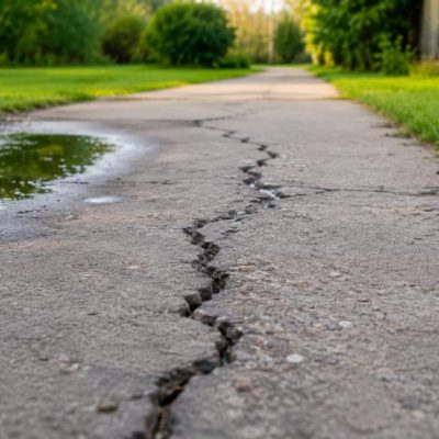 Почему бетонная дорожка трескается и теряет вид: что влияет на ее долговечность
