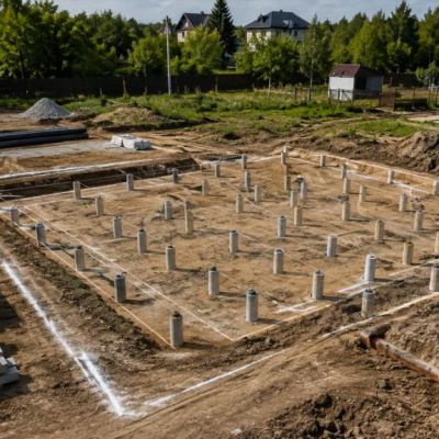 Подготовка участка под свайное основание: единая схема работ