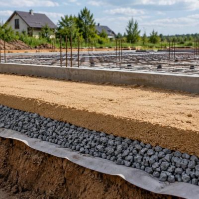 Подушка под монолитную плиту: из чего состоит основание и от чего зависит его конструкция